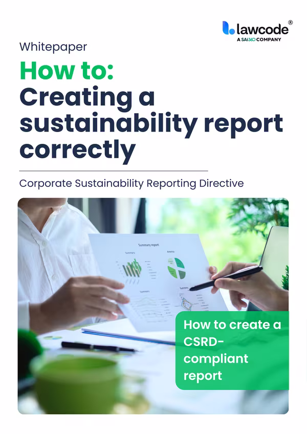 How to create a CSRD-compliant sustainability report