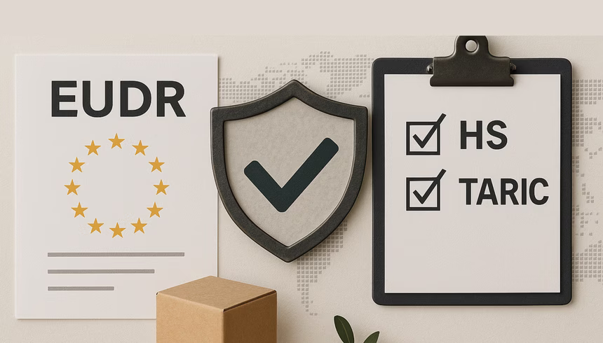 EUDR und die Bedeutung von HS- und TARIC-Codes – Was Unternehmen jetzt wissen müssen