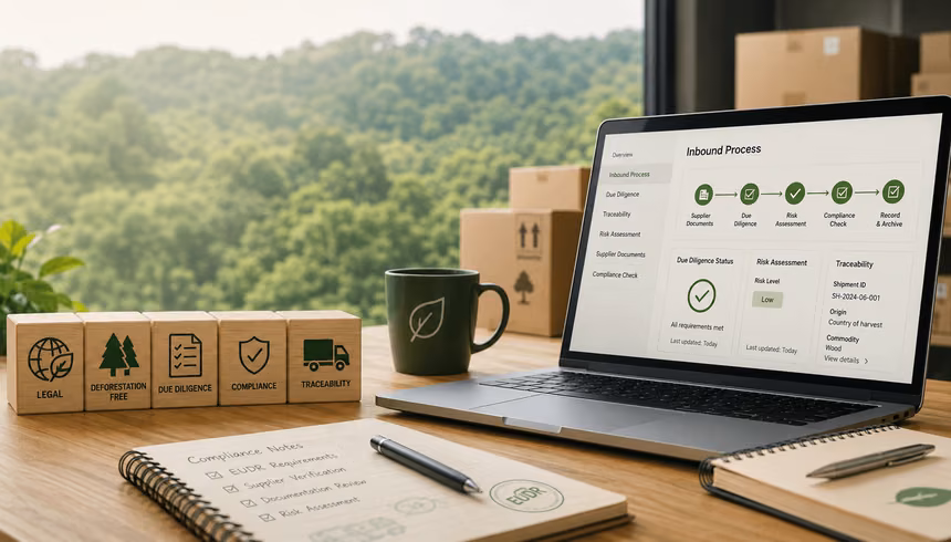 EUDR Downstream Operators and the inbound process: What FAQ 3.4 really requires