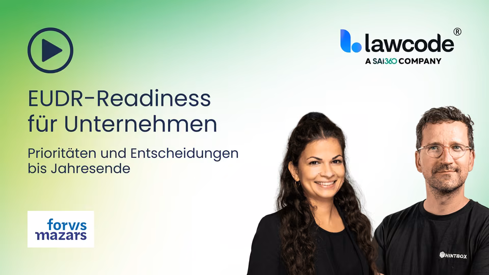 EUDR-Readiness für Unternehmen: Prioritäten und Entscheidungen bis Jahresende