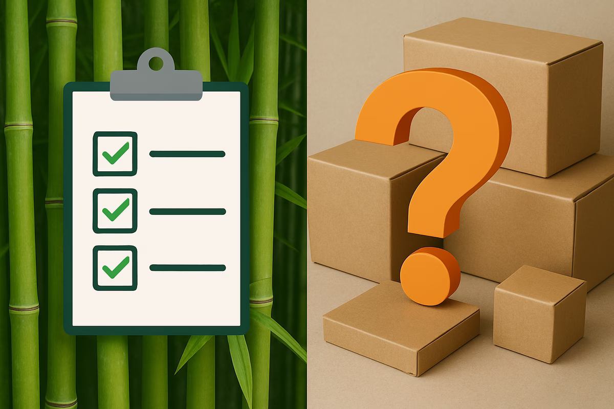 Special cases for materials: Bamboo and cardboard packaging under the EUDR - What applies?