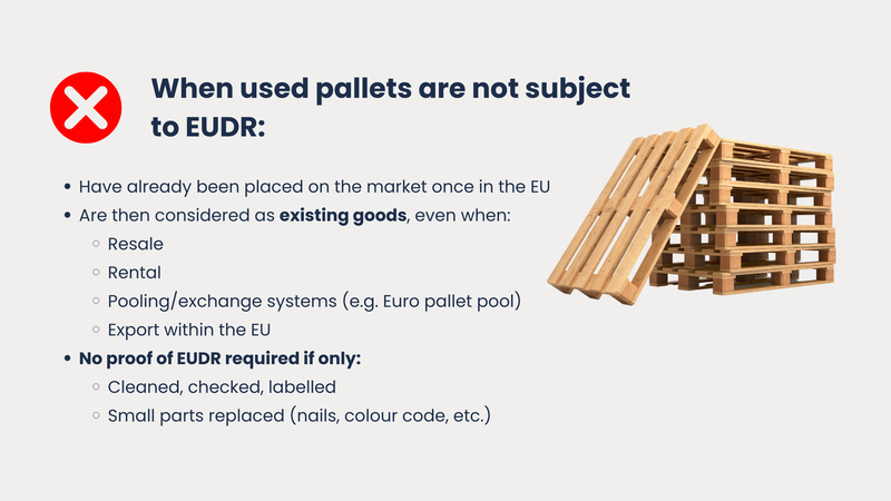 EUDR used pallets