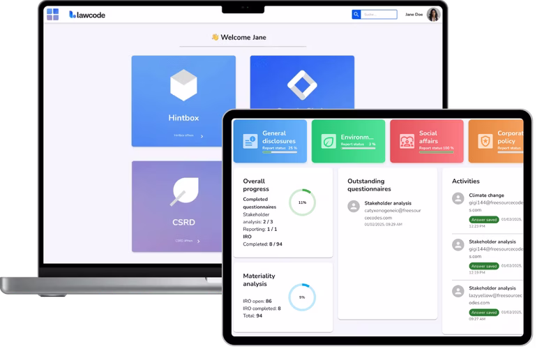 Lawcode Suite - Homepage