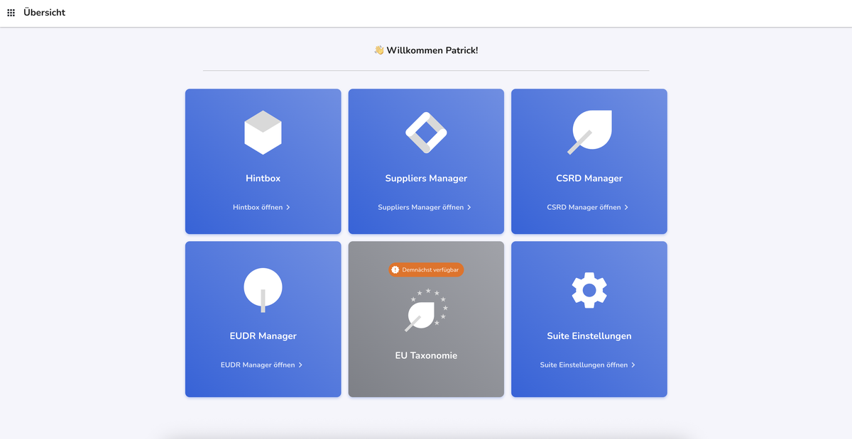 Lawcode Suite Startseite