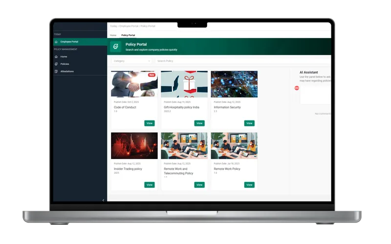 Policy Manager Mock Up Policy Manager Mock Up