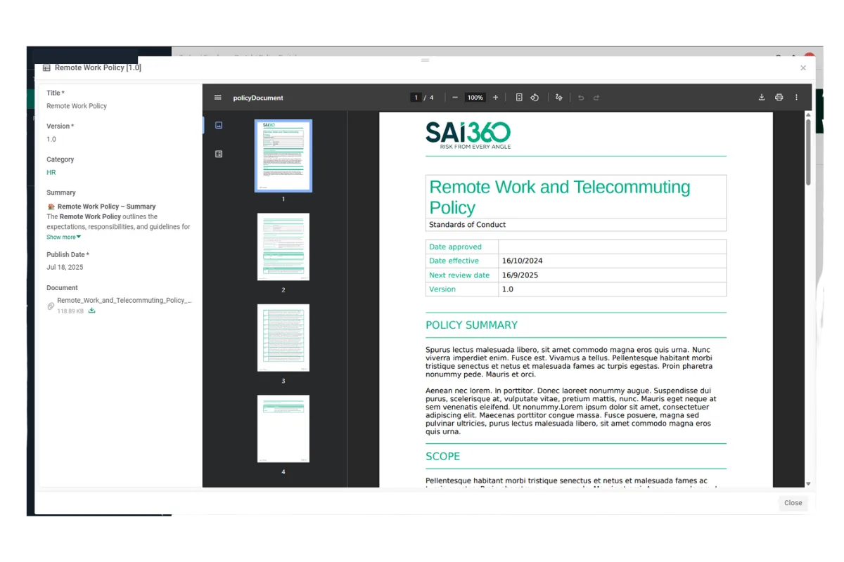 Policy Manager Policy Anpassung Policy Manager Policy Anpassung