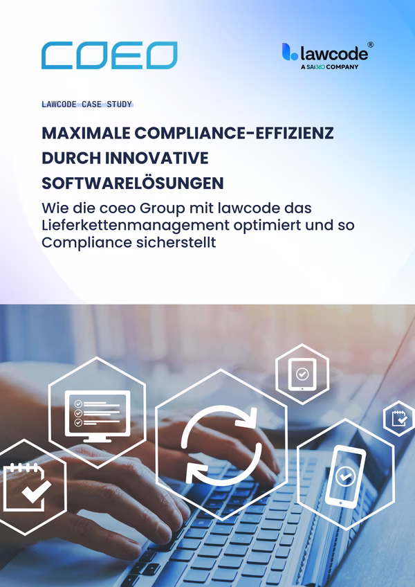 So optimiert die coeo Group Compliance & Lieferkette mit lawcode