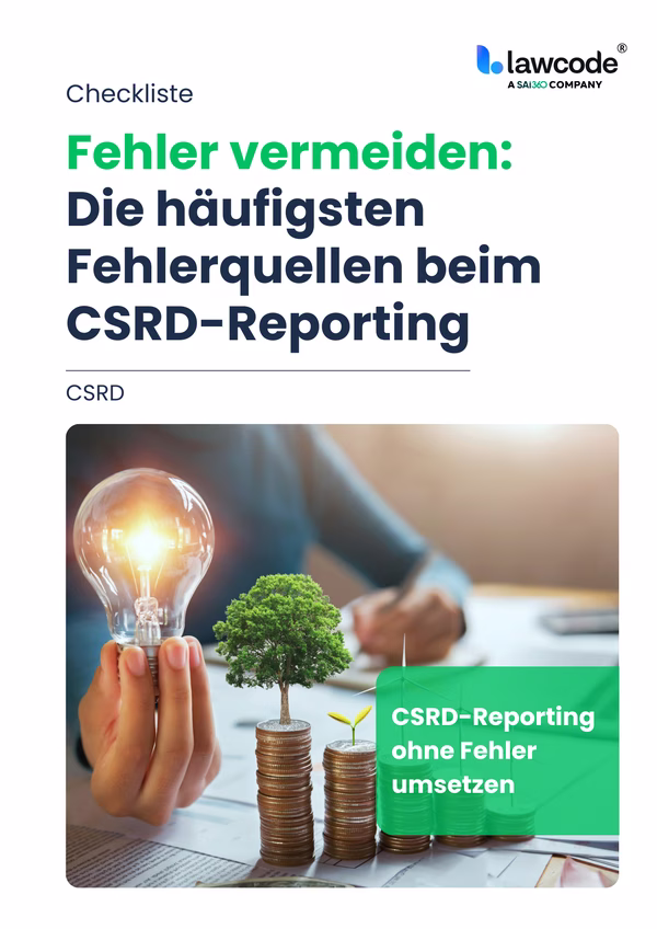 Checklist: The most common sources of error in CSRD reporting