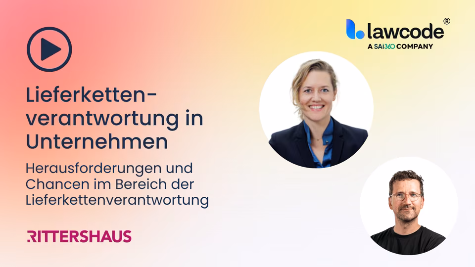 Lieferkettenverantwortung in Unternehmen